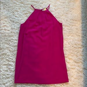 Joie pink silk dress